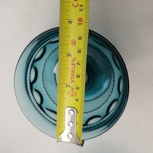 Indiana Colony Kings Crown Blue Sherbet Dishes - Picture 6 of 14